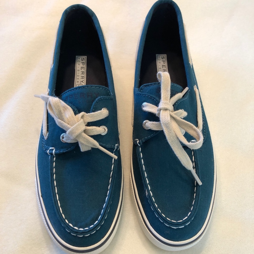 Sperry Top Sider boat shoes Biscayne Teal size 7.5